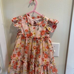 Christian Siriano Pink Floral Kids Dress